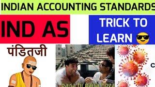 Ind AS trick || trick to learn Indian Accounting standards || Trick to learn ind as ||