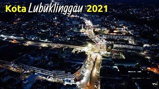 [4K] Gemerlap Kota Lubuklinggau di malam hari | Drone view