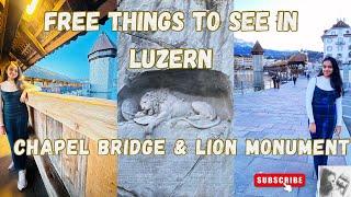 Free things to see in Luzern, Switzerland 2024 | Day 1 of Swiss Trip | @travelingartasty