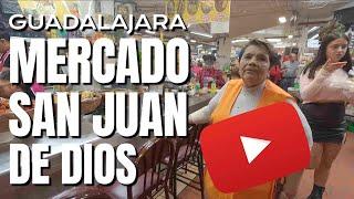 El Mercado San Juan de Dios es tan grande, que recorrerlo te tomaría una semana. GUADALAJARA