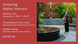 Honoring Native Veterans 2024: Wreath-Laying Ceremony