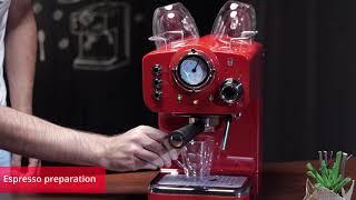 Oursson Espresso and Cappuccino Coffee Machine EM1500: unboxing, use, cleaning