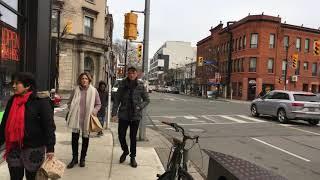 Toronto Neighbourhood Walk - Dundas St through The Junction & Dupont St - Junction Triangle - 4K