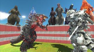 Challenge battle remodel Mechagodzilla fight with team high tier Godzilla