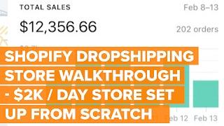 Shopify Drop Ship Store Walkthrough | $2k / Day Store Set Up From Scratch | eCom Dudes