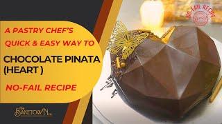 NO-FAIL Chocolate Pinata Cake Recipe | Easy 5 mins pinata