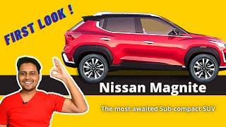 Nissan Magnite | First Look | The upcoming Sub-compact SUV in India | Expected Price | Launch