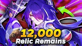 I spent 12,000 Relics remains to build Acheron | Honkai star rail