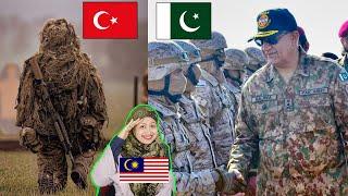 Turkish & Pakistani Army | Malaysian Girl Reaction