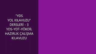 "yds yol kılavuzu" dersleri 3. ders | yds ydt Arapça hazırlık kitabı | Cihat SUBAŞI