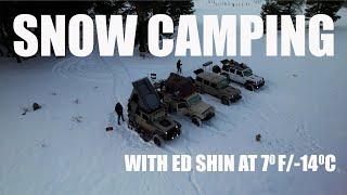 Snow Camping in EXTREME Cold Weather with @KrokemOutdoors @TrailNewbie @RhinoOffroad