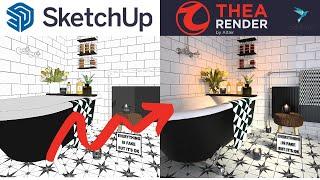 Tuto Thearender pour Sketchup