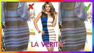 Il significato dei colori: il VERO colore SCIENTIFICO del vestito bianco-oro e blu-nero #thedress