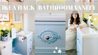 Ikea Hack: DIY Custom Bathroom Vanity with Extra Storage! 