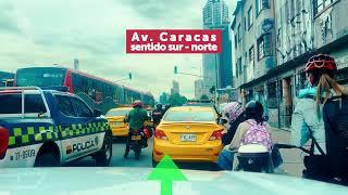 Cierre del carril mixto en la avenida Caracas entre calles 26 y 32