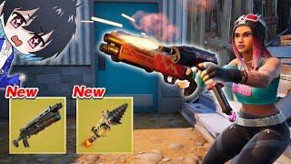 アプデで新武器キタ!!資材掘るのメッチャ楽になったぞｗｗ【フォートナイト/Fortnite】