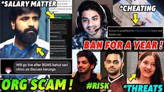 1 YEAR BAN! Teams Caught H@cking!, T1 ORG Scam MATTER ! - Ghatak Reply, Dobby Got Threats! BGMS RISK