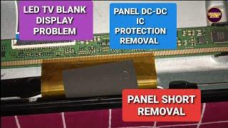 MI LED TV blank display| 12V,3.3v,1.8v|SM4186|Panel short Removal|No VGH-VGL, AVDD, VCOM Voltage's