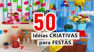 50 Idéias para FESTA de ANIVERSÁRIO.
