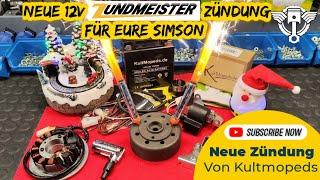 NEUE ZÜNDMEISTER ZÜNDUNG FÜR SIMSON S51 S53 S83 S70 S50 MOTOR LICHTMASCHINE 12V 100W