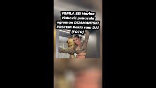 VERILA SE! Marina Visković pokazala ogroman DIJAMANTSKI PRSTEN: Rekla sam DA! (FOTO)