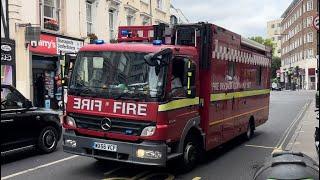 London Fire Brigade Command Unit Responding Code 3