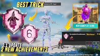 How To Complete ( Wish Master & Skyhigh Traveler ) Achievements In One Match Easy Trick | PUBGM