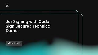Jar Signing with Code Sign Secure : Technical Demo | Encryption Consulting LLC
