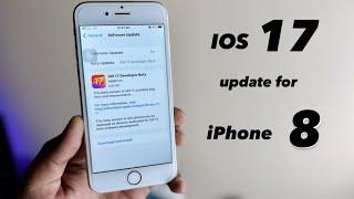 IOS 17 update for iPhone 8, 8+, X || How to install ios 17 on iPhone 8