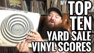 Top 10 Best Yard Sale Record Finds! Garage Sale Vinyl GOLD!