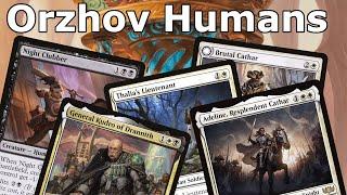 OOPS, ALL HUMANS!  Orzhov Humans (Legacy MTG)