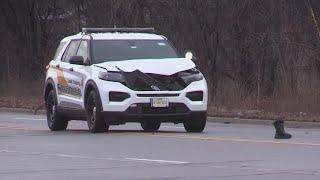 Cook County officer hits pedestrian with squad car — WGN Evening News