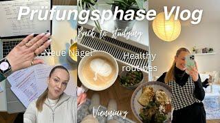 Prüfungsphase Vlog I Studentin in Wien, neue NägeI, produktive Routinen | KathaMariie