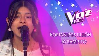 Korian Postillón | Ayrampito | Audiciones a ciegas | Temporada 2022 | La Voz Kids