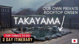 Ryokan Stay with Private Outdoor Onsen ️ in TAKAYAMA, JAPAN  #japan #travel #visitjapan