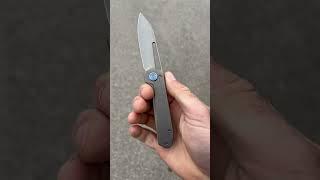 Kubey Royal M390 Blade and Titanium Scales #edc#everydaycarry #edcknife #knifereview #knifecommunity