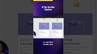 UI Tip: Use one typeface