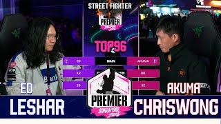 LESHAR VS CHRISWONG TOP 96 - DAY 2 - Super Premier Singapore - Capcom Pro Tour 2024