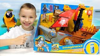 Statek Piracki i Kroczący Krokodyl! - IMAGINEXT