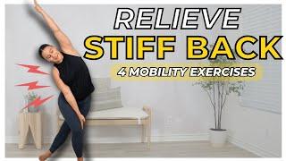 Reduce Back stiffness with Just 4 Mobility Exercises