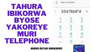 Tahura ibikorwa byose umuntu yakoreye muri Telephone runaka nubwo mutari murikumwe