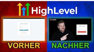 Individualisiere Deine GOHIGHLEVEL LOGIN SEITE | HighLevel Tutorial Erfahrungen Deutsch