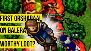 FIRST ORSHABAAL BALERA - GOOD LOOT? GM online (Tibia 7.6)