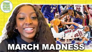 Flau'jae Reveals LeBron & Diana Taurasi’s SECRET Advice  + Early March Madness Takes