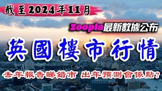 Zoopla｜英國 樓巿｜2024年11月｜UK House Price Index｜英國樓｜曼徹斯特 物業｜倫敦樓｜伯明翰 物業｜BNO 英國樓｜投資 英國 物業｜樓交所直播室 ｜HKEXLIVE