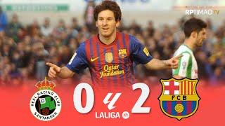 Racing Santander 0 x 2 Barcelona (Messi's Show) ● La Liga 11/12 Extended Goals & Highlights ᴴᴰ