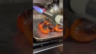 How to cook roasted red peppers on the stove #simplyshinelv #short #redpepper #sauce #howto #how
