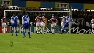 Mikael Nilsson - The free kick goal breaks all the laws of physics #bestgoalsofUCL