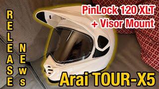 Arai Tour-X5 Function & PinLock Visor Design