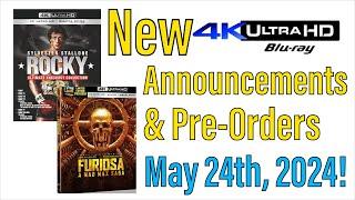 New 4K UHD Blu-ray Announcements & Pre-Orders for May 24th, 2024!